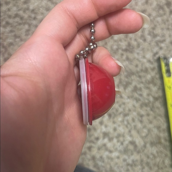 Mini Tupperware Red Keychain - Picture 5 of 7